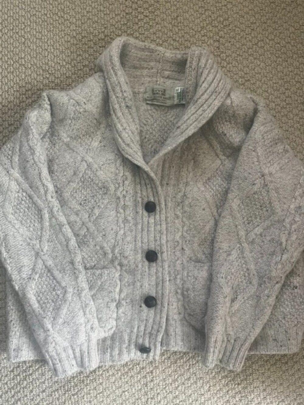 Aran Sweater Market 100% Merino Wool XL, Women's